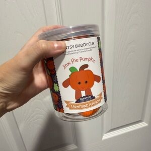 Scentsy Jinx the Pumpkin Buddy Clip - Orange and Black